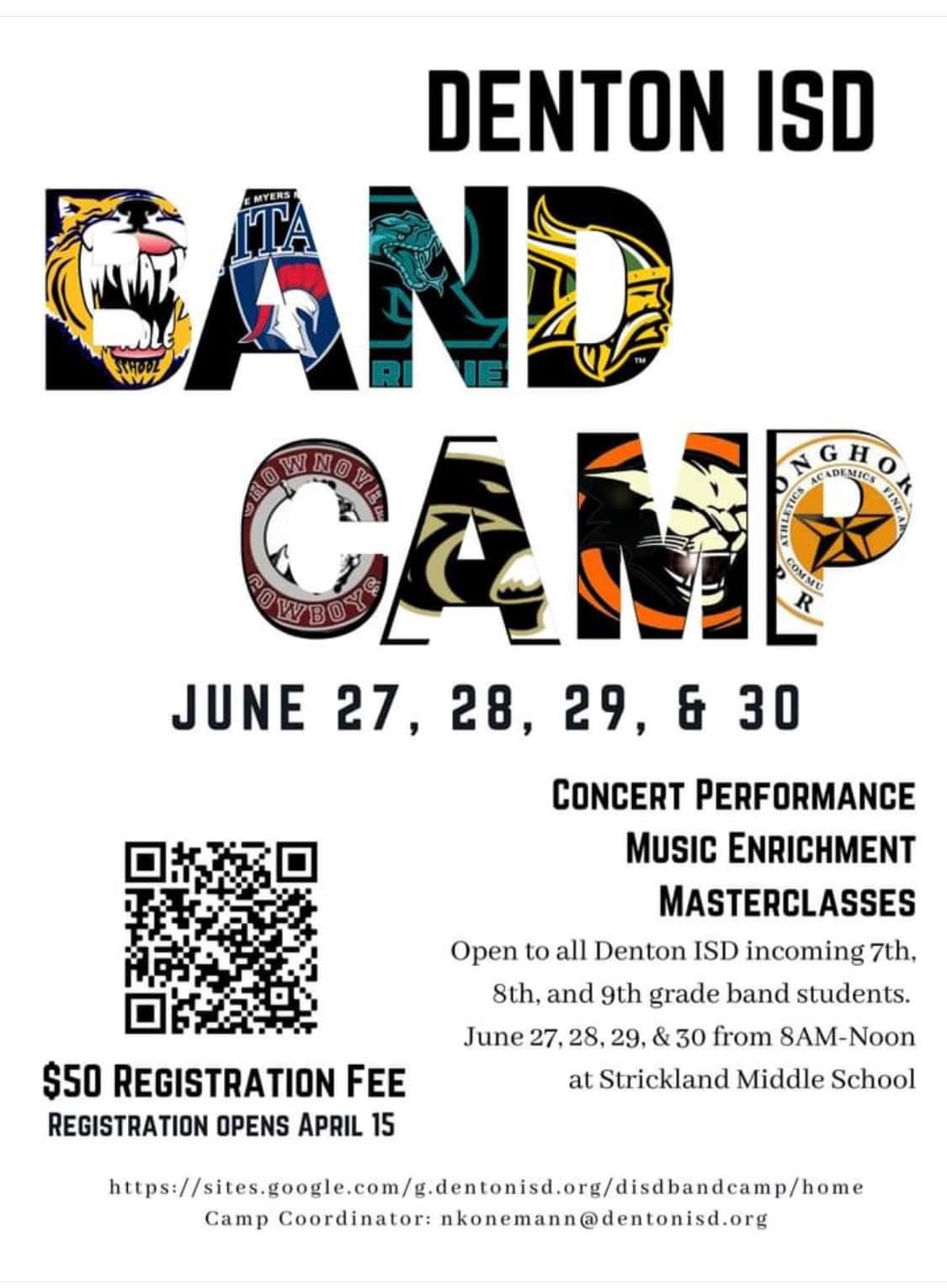 Summer Band Camp